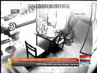 Tabiat kongsi video jenayah ke platform media sosial