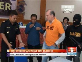 Sorok dadah dalam perut demi $5,000USD