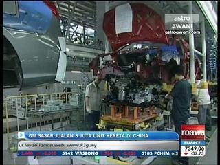 GM sasar jualan 3 juta unit kereta di China