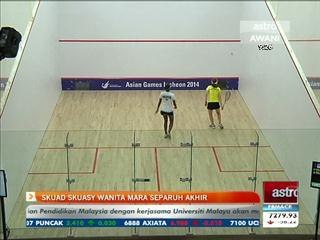 Skuad skuasy wanita mara ke separuh akhir