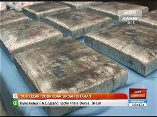 Dua lelaki cuba edar dadah ditahan