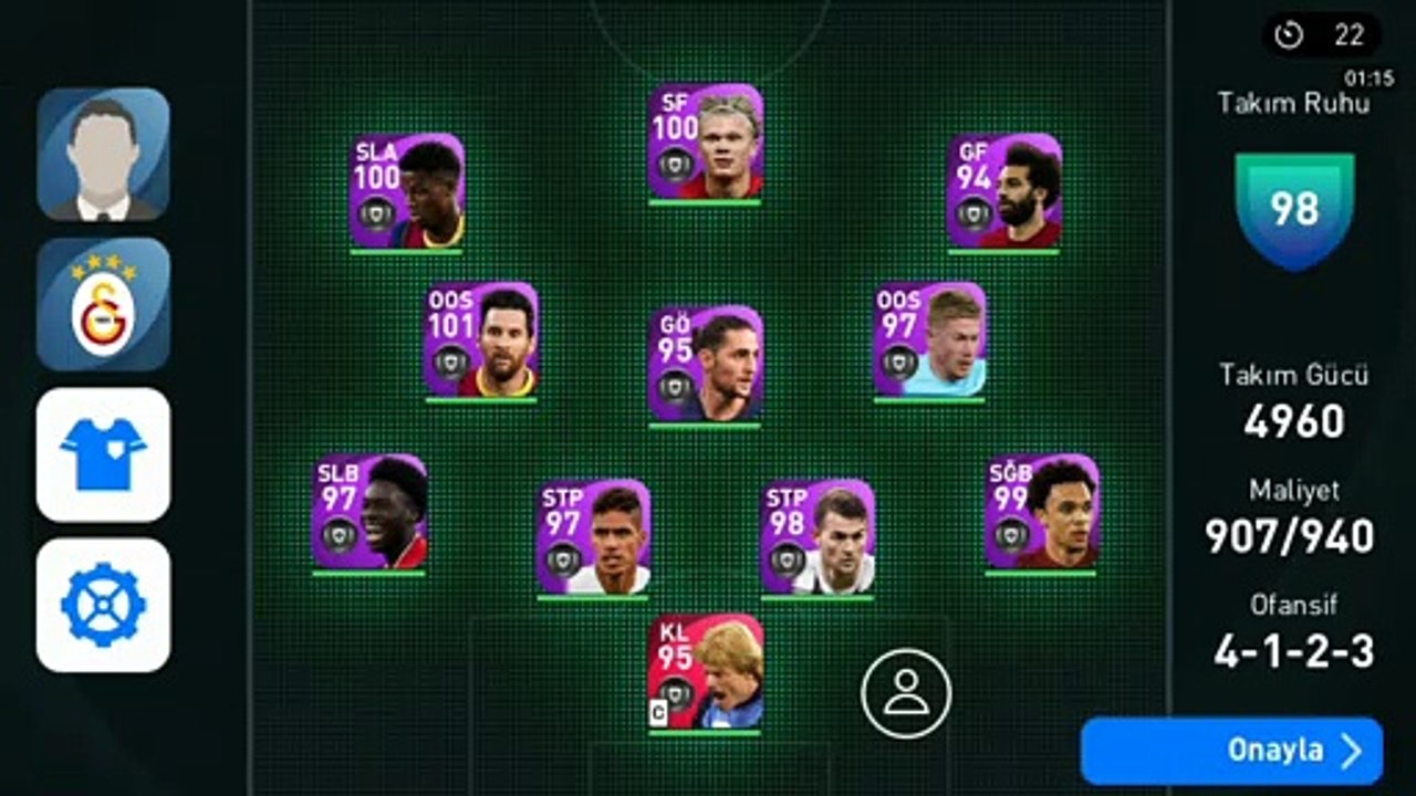 PES 2021 MOBİLE Muhammed Salah %100 PERFORMANS PES 2021 MOBİLE Muhammed Salah %100 PERFORMANCE