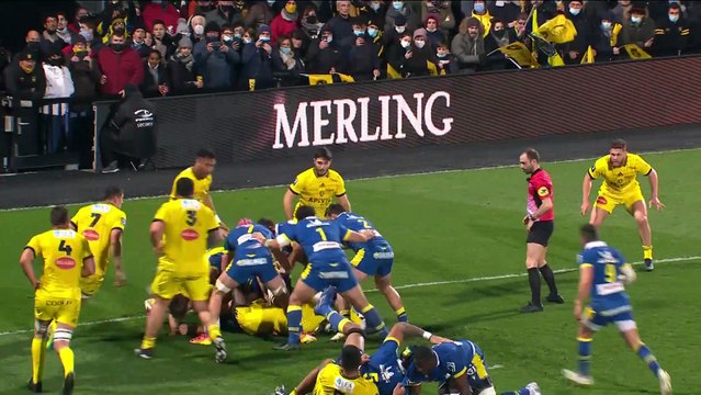 TOP 14 - Essai de Tomas LAVANINI (ASM) - Stade Rochelais - ASM Clermont - J18 - Saison 2021/2022