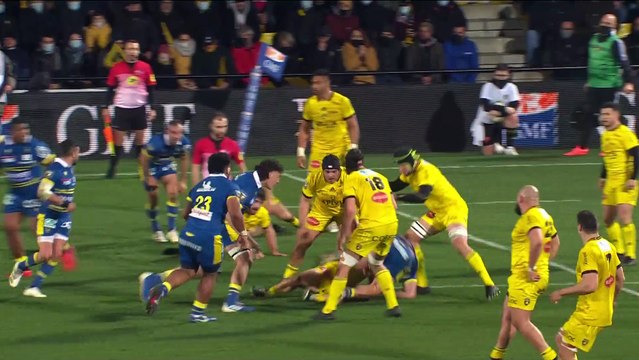 TOP 14 - Essai de Thomas ROZIERE (ASM) - Stade Rochelais - ASM Clermont - J18 - Saison 2021/2022