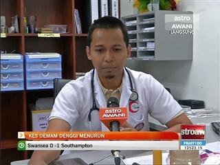 Kes demam denggi menurun