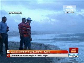 Baja California dilanda ribut tropika