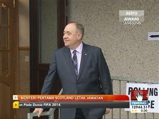 Menteri pertama Scotland letak jawatan