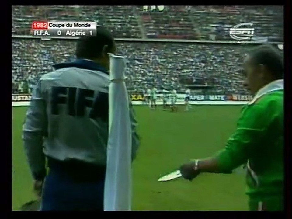 FIFA World Cup 1982 Germany FR v Algeria 16 JUN 1982 2nd Half