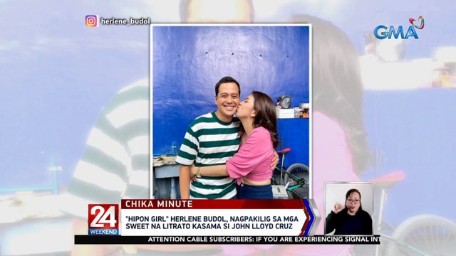 Hipon Girl Herlene Budol, nagpakilig sa mga sweet na litrato kasama si John Lloyd Cruz | 24 Oras