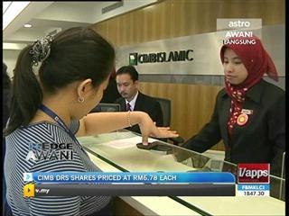 CIMB DRS shares priced at RM6.78 each