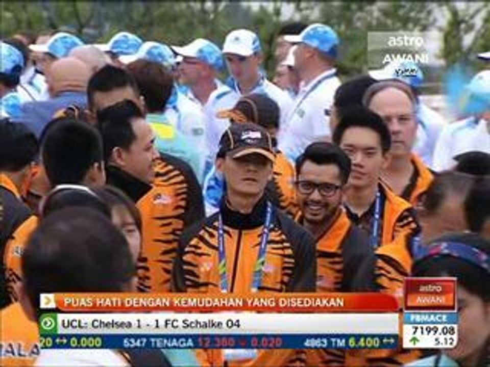 Puas hati dengan kemudahan yang disediakan