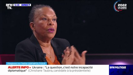 Ukraine: pour Christiane Taubira, "la question, c'est notre incapacité diplomatique"