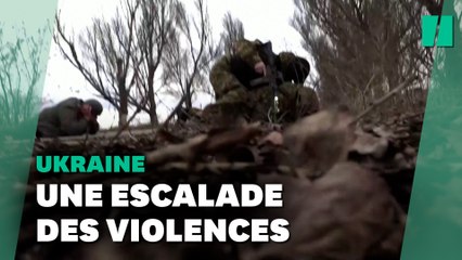 Descargar video: Les images d'un nouveau week-end de tensions entre Russie et Ukraine