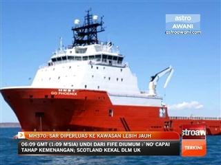 MH370:SAR diperluas ke kawasan lebih jauh