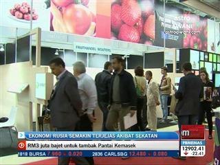 Ekonomi Rusia semakin terjejas akibat sekatan