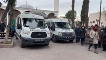 Konya'daki otobüs kazasında ölen 2 kişi son yolculuklarına uğurlanıyor (2)