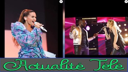 Vitaa très enceinte : canon en petite robe noire et cuissardes, elle continue de faire le show sur