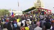 Manifestações de apoio à Junta militar no poder no Mali após anúncio de retirada militar