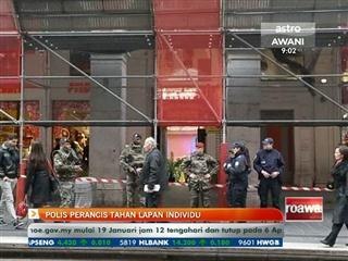 Polis Perancis tahan lapan individu