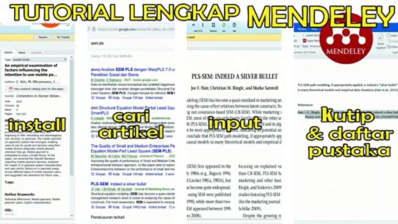 Cara Menggunakan Mendeley Daftar Pustaka Otomatis TUTORIAL LENGKAP