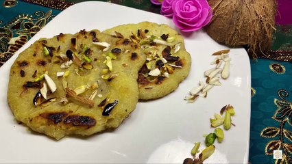 RECETTE INDIENNE_ ROTI SUCRÉ À LA NOIX DE COCO FRAÎCHE ET JAGRÉ
