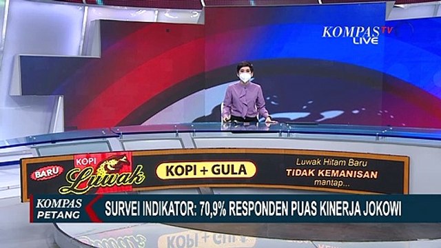 Survei Indikator: 70% Responden Puas dengan Kinerja Presiden Joko Widodo