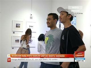 Ridduan jual foto banjir untuk bantu mangsa