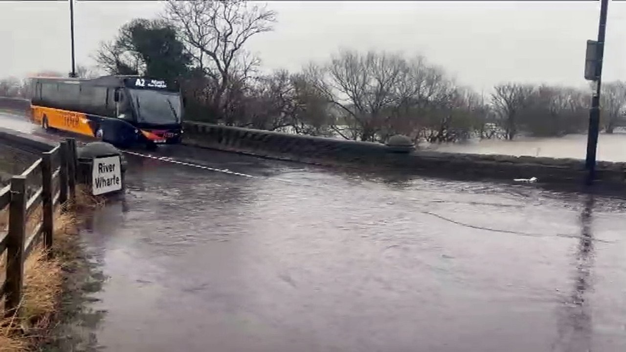 Flooding River Wharfe 20-2-22