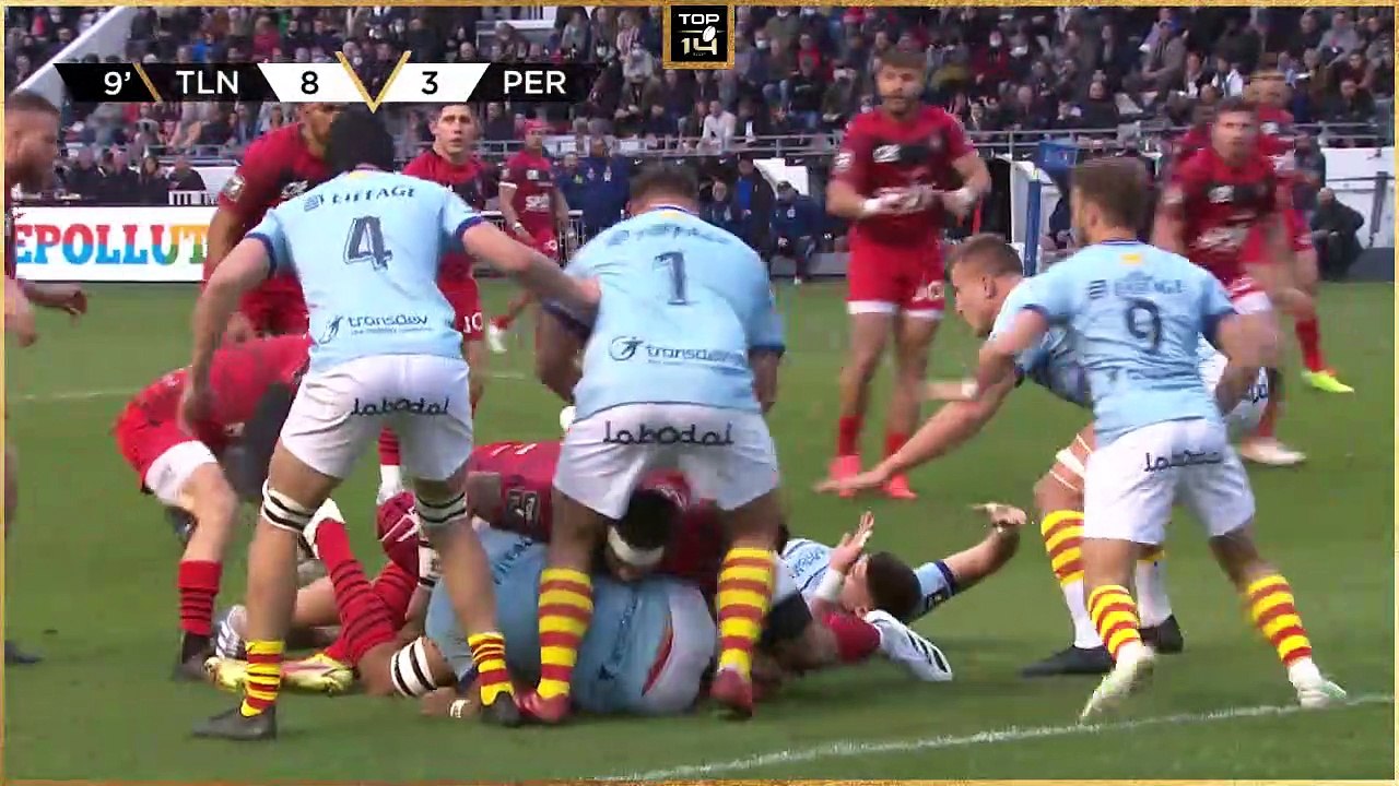TOP 14 - Résumé RC Toulon-USA Perpignan: 29-18 - J18 - Saison 2021/2022