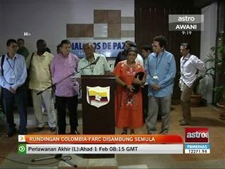 Rundingan Colombia-FARC disambung semula