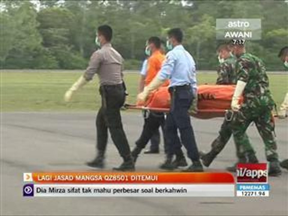 Lagi jasad mangsa QZ8501 ditemui