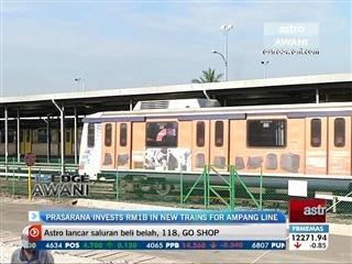Prasarana invests RM1b in new trains for Ampang Line