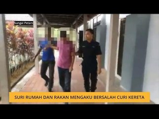 Suri rumah dan rakan mengaku bersalah curi kereta