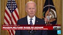 REPLAY - Le président américain, Joe Biden, s'exprime après l'invasion russe en Ukraine