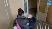 Les jeunes patients et leurs familles évacués dans un hôpital pour enfants en Ukraine