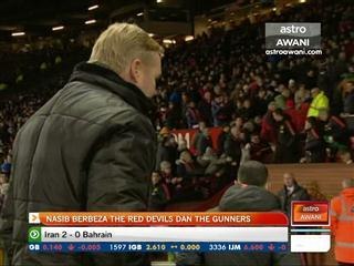 Nasib berbeza The red Devils dan The Gunners