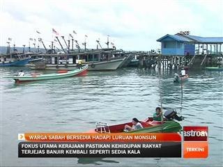 Warga Sabah bersedia hadapi luruan Monsun