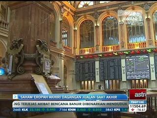 Saham Eropah akhiri dagangan jualan saat akhir
