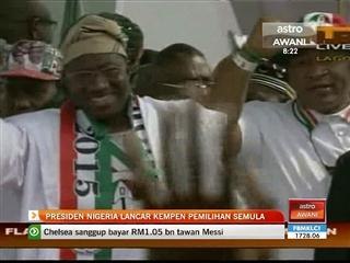 Presiden Nigeria lancar kempen pemilihan semula