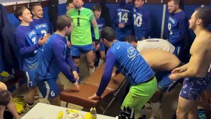 Joie de victoire contre le Mt St Sulpice le 20/02/22