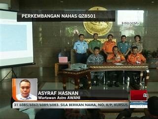 Perkembangan SAR QZ8501 (Khamis, 8 Jan, 08:00 malam)