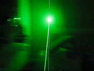 Green laser pointer & classic disco ball