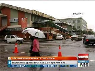 Perkembangan banjir di tiga negeri (Khamis, 8 Jan, 06:00 petang)