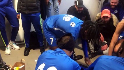 Ambiance dans les vestiaires de L’Adamois aujourd’hui