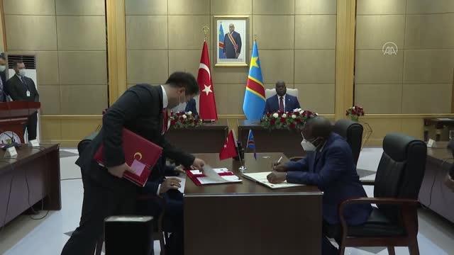 Türkiye ile Kongo Demokratik Cumhuriyeti arasında 7 anlaşma imzalandı