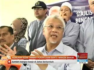 Kerajaan sedia tambah peruntukan bantu mangsa banjir