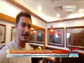 Tandas mewah di stesen minyak Filipina