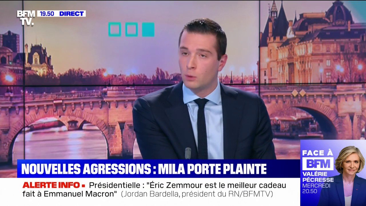 Jordan Bardella "pense que les harceleurs sexuels doivent être inscrits au fichier des délinquants sexuels"