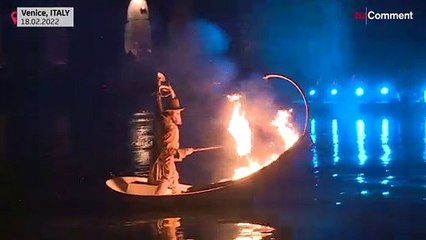 بدون تعليق: مهرجان البندقية للمياه "نيبولا سولاريس" يقام في ترسانة المدينة الأثري