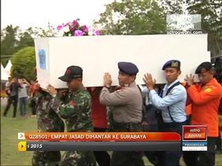 QZ8501: Empat jasad dihantar ke Surabaya